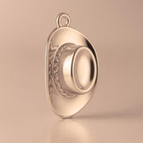 9ct Rose Gold - Akubra Hat Charm