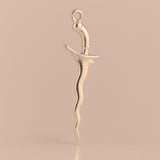 18ct Rose Gold - Kris Sword Charm