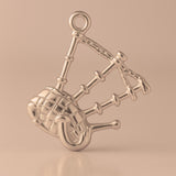 18ct Rose Gold - Scottish Bagpipes Charm