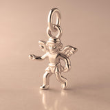 9ct Rose Gold - Playful Cherub Charm