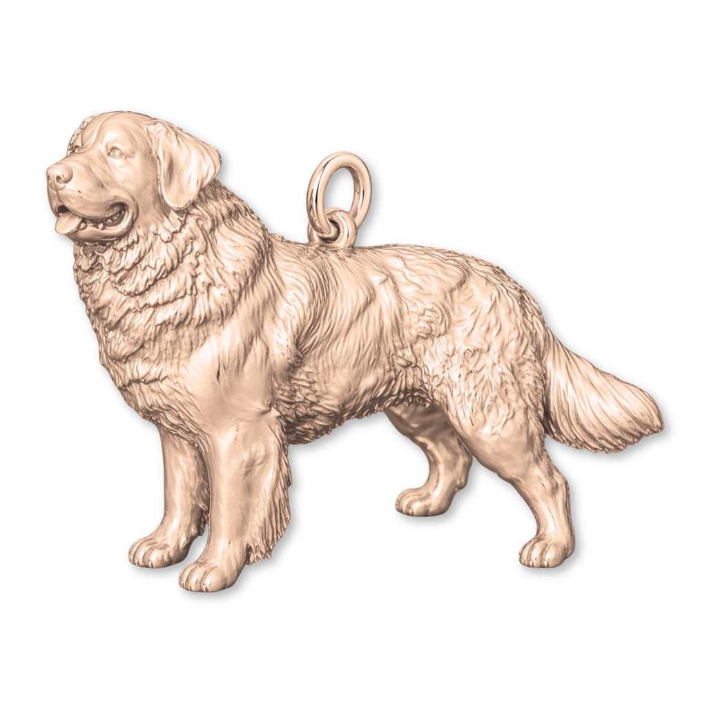 18ct Rose Gold - Bernese Mountain Dog Charm