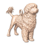 9ct Rose Gold - Portuguese Water Dog Charm
