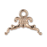 9ct Rose Gold - Fleur-de-Lis Crest Charm