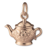 18ct Rose Gold - Ornate Teapot Charm
