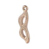 18ct Rose Gold - Masquerade Mask Charm
