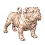9ct Rose Gold - Bulldog Charm