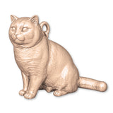 18ct Rose Gold - British Shorthair Cat Charm