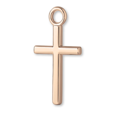 9ct Rose Gold - Mini Crucifix Charm