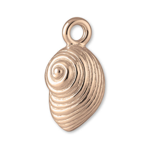 18ct Rose Gold - Nautilus Shell Charm