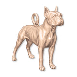 9ct Rose Gold - Boston Terrier Dog Charm