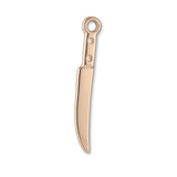 9ct Rose Gold - Chef's Knife Charm
