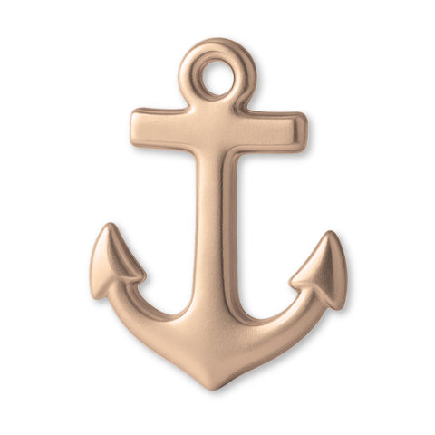 18ct Rose Gold - Traditional Anchor Charm