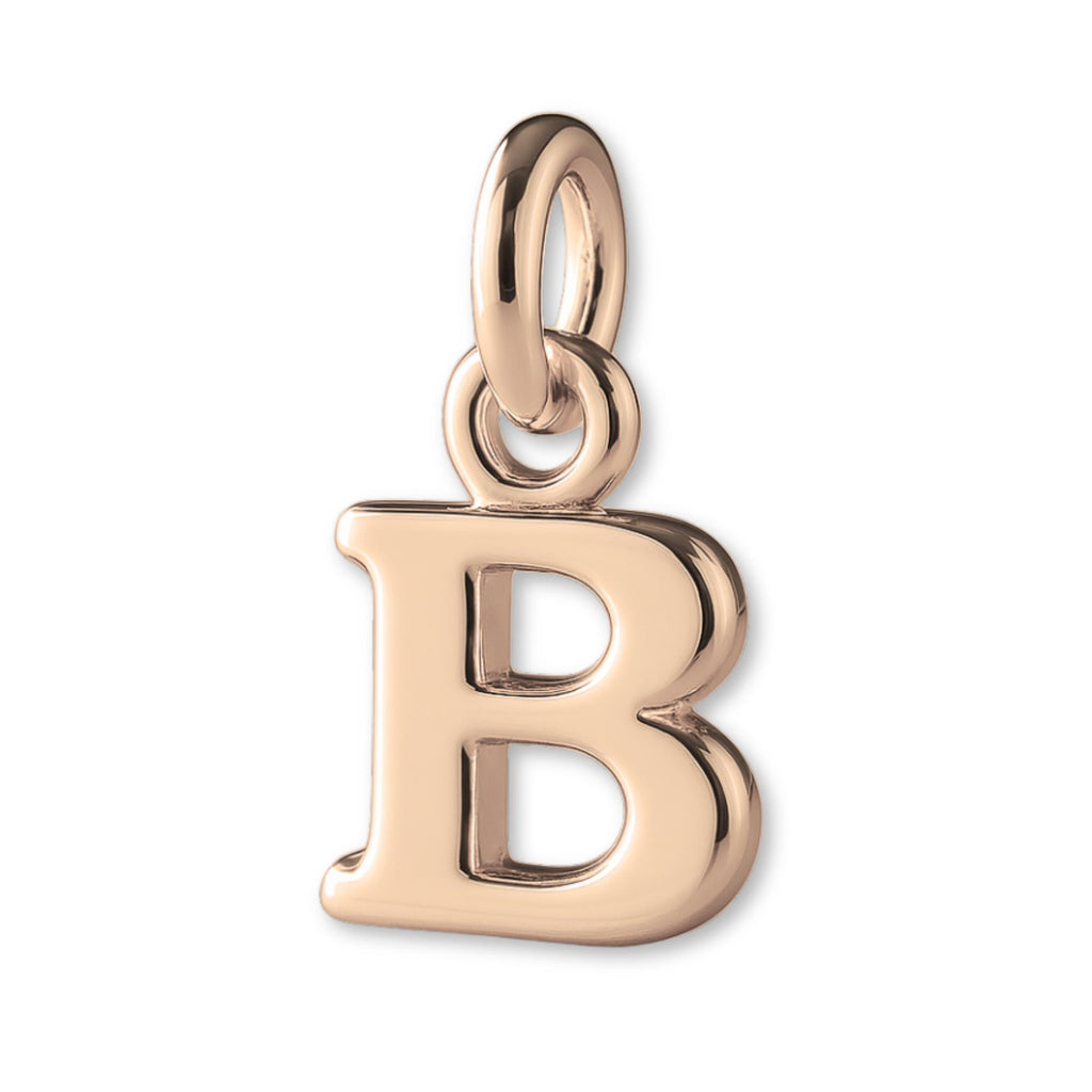 18ct Rose Gold - Petite Letter Charm