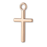 18ct Rose Gold - Mini Crucifix Charm