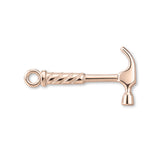 18ct Rose Gold - Builders Hammer Charm