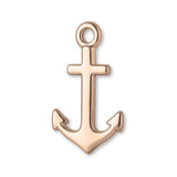 9ct Rose Gold - Classic Nautical Anchor Charm