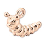 9ct Rose Gold - Garden Caterpillar Charm
