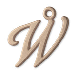 18ct Rose Gold - Cursive Letter Charm