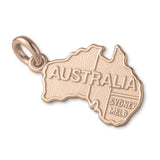 18ct Rose Gold - Australia Sydney Melbourne Charm