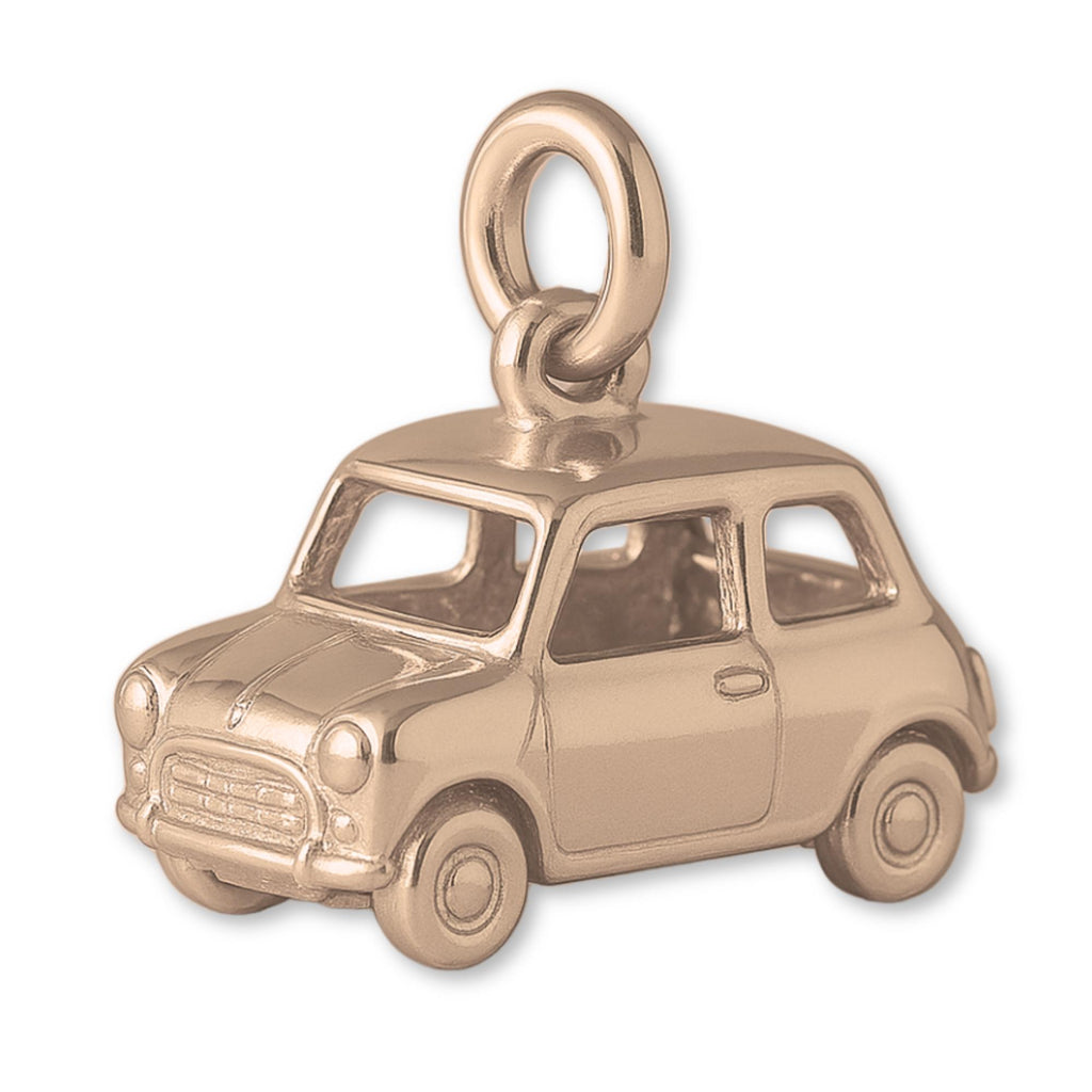 9ct Rose Gold - Retro Mini Car Charm