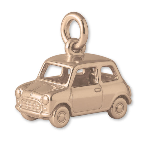 9ct Rose Gold - Retro Mini Car Charm