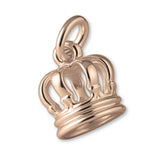 9ct Rose Gold - Regal Crown Charm