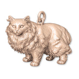 18ct Rose Gold - Cymric Cat Charm