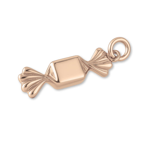 18ct Rose Gold - Wrapped Candy Charm