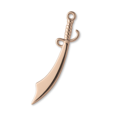 9ct Rose Gold - Arabian Scimitar Charm