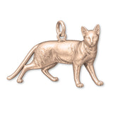 18ct Rose Gold - Egyptian Mau Cat Charm