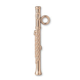 9ct Rose Gold - Concert Flute Charm