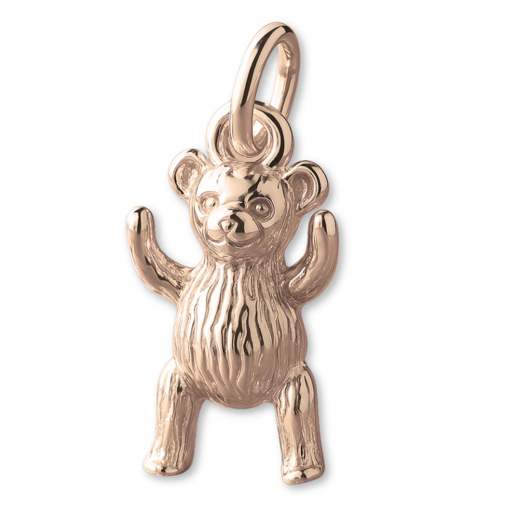 9ct Rose Gold - Teddy Bear Charm