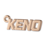 9ct Rose Gold - KENO Charm