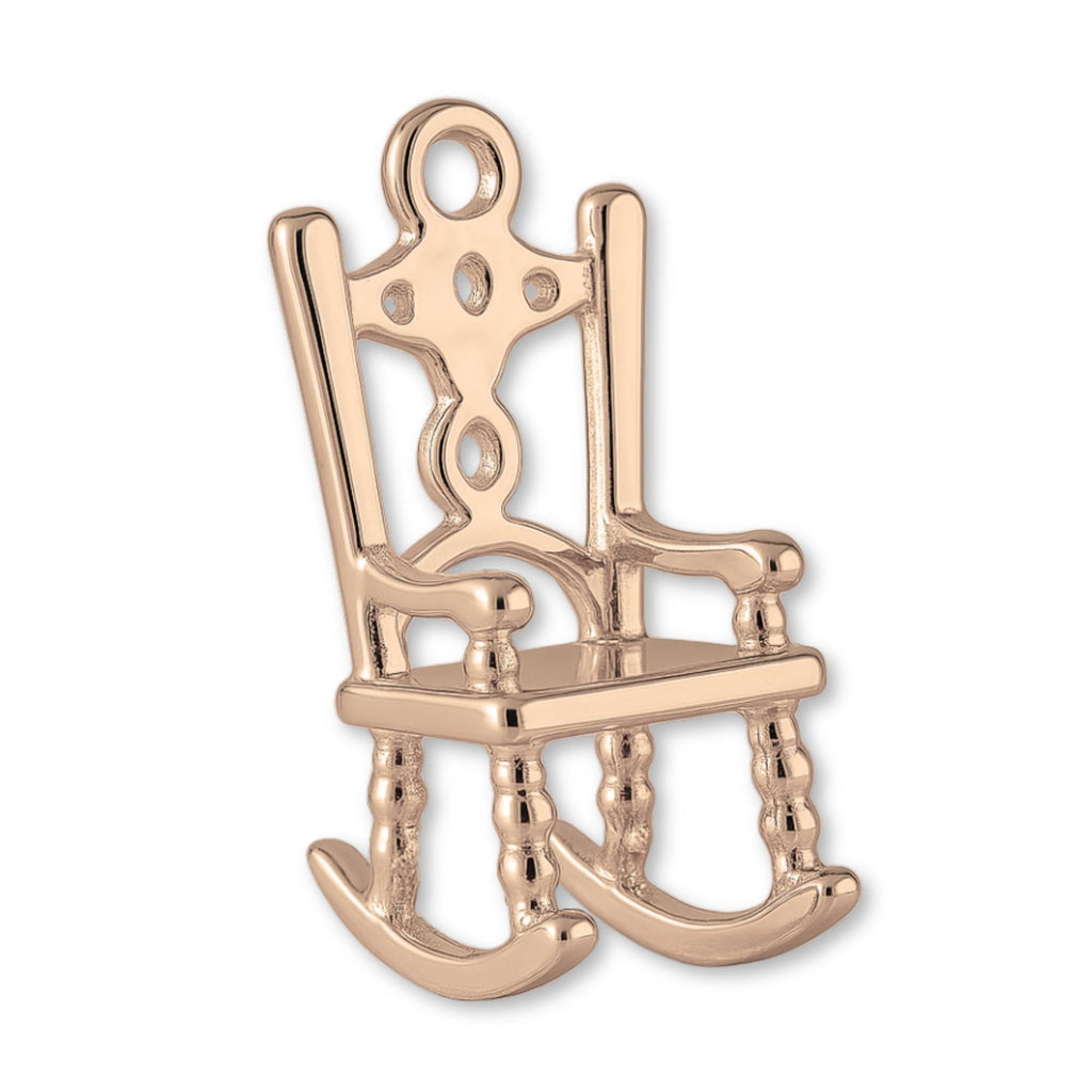 9ct Rose Gold - Classic Rocking Chair Charm