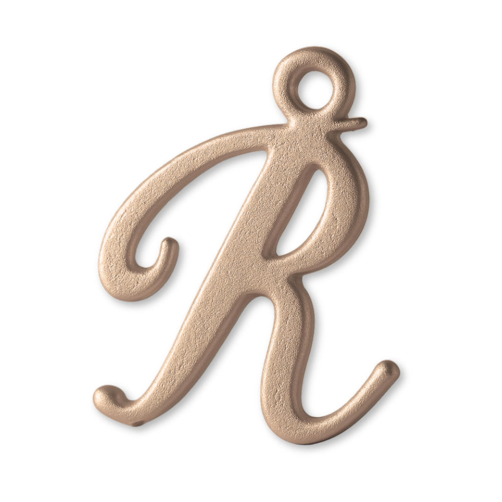 18ct Rose Gold - Cursive Letter Charm