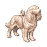 18ct Rose Gold - Cavalier King Charles Spaniel Dog Charm