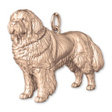 18ct Rose Gold - Newfoundland Dog Charm