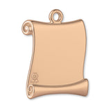 9ct Rose Gold - Diploma Scroll Charm