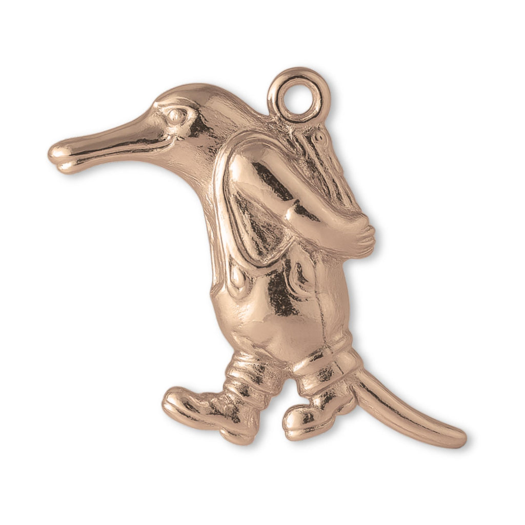 18ct Rose Gold - Platypus Student Charm