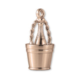 9ct Rose Gold - Champagne Bucket Charm