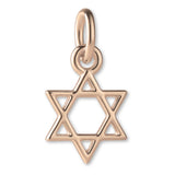 9ct Rose Gold - Mini Star of David Charm