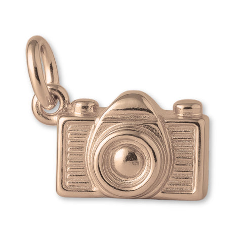 9ct Rose Gold - SLR Camera Charm