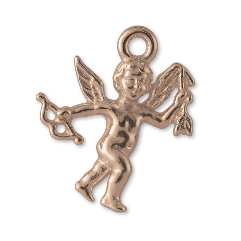 9ct Rose Gold - Cupid of Peace Charm