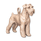 18ct Rose Gold - Miniature Schnauzer Dog Charm