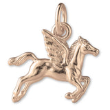 18ct Rose Gold - Flying Pegasus Charm