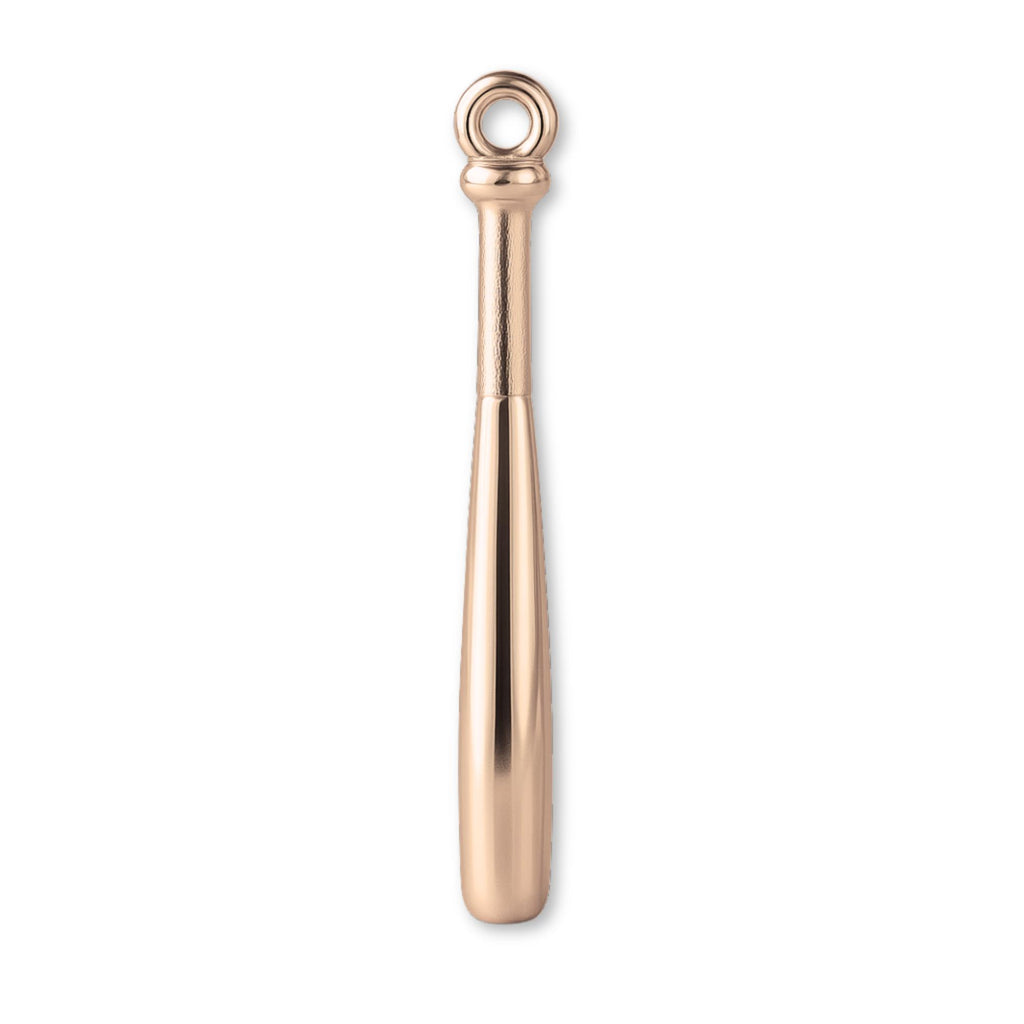 9ct Rose Gold - Baseball Bat Charm