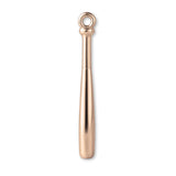 9ct Rose Gold - Baseball Bat Charm
