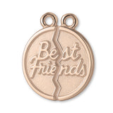 9ct Rose Gold - Classic Best Friends Amulet Charm