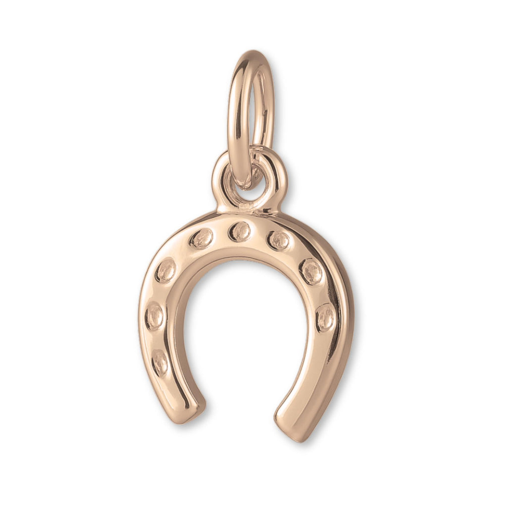 9ct Rose Gold - Traditional Horseshoe Charm