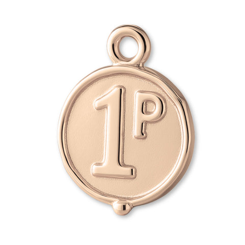 18ct Rose Gold - 1st Place Medal Charm